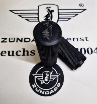 Preview: 2 x Zündapp Fußrastengummi Fußrasten Gummis altes Modell 433-14.120